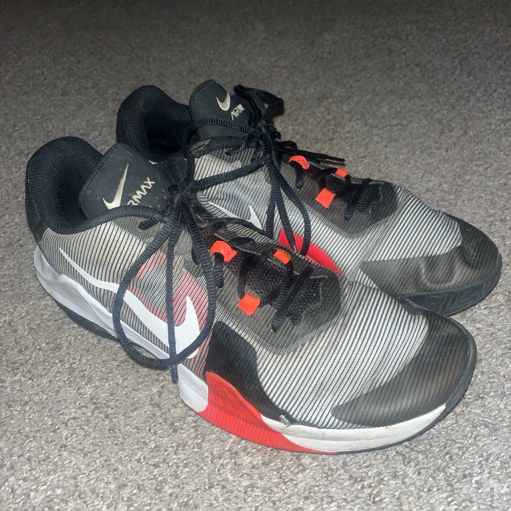 Nike Air Max Impact 4 Shoes Sneaker Mens Size 14 Black Bright Crimson DM1124-002